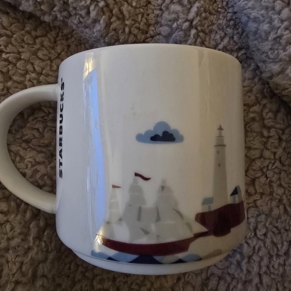 Starbucks Boston Cityscape Mug - Red and Blue 2015 - Picture 3 of 5
